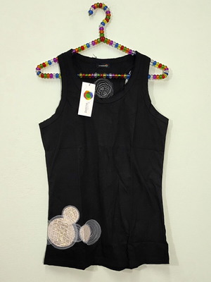 Zabede sleeveless women's top new, 100% cotton