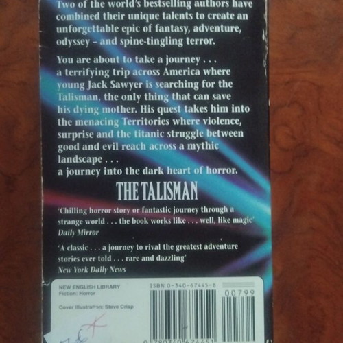 The Talisman by Stephen King and Peter Straub used, English literature