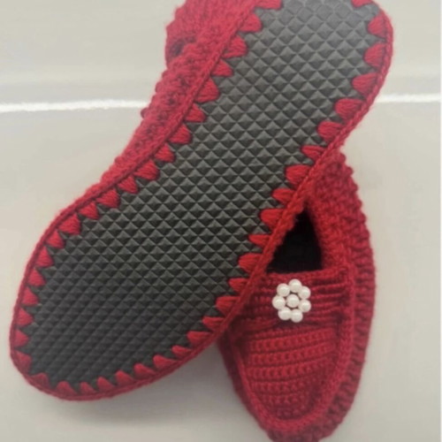 Handmade ballerinas size 38, red, new