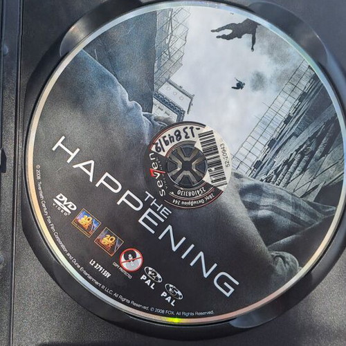 The Happening DVD used, adventure social drama with subtitles
