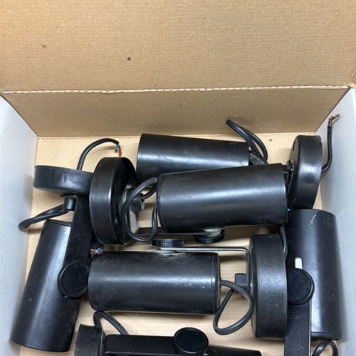 Wall spotlights EZ 7 black used, set of 6