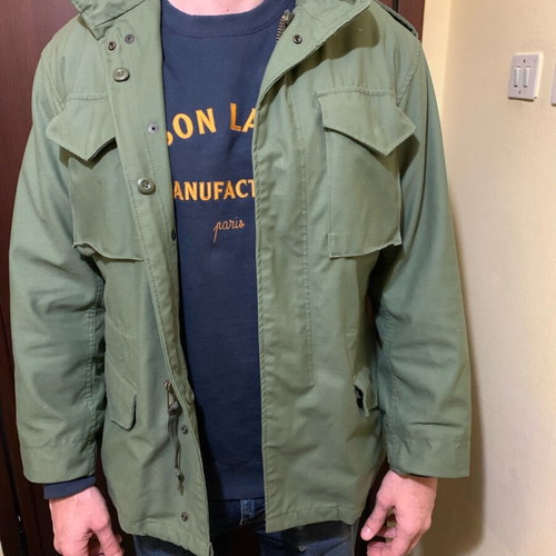 Alpha Industries m65 jacket like new, size Small, olive green