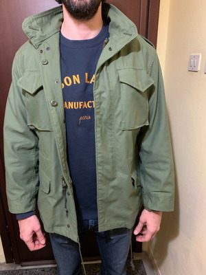 Alpha Industries m65 jacket like new, size Small, olive green