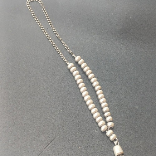 Vintage metal worry beads used