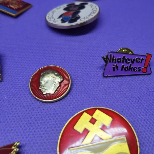 Socialist era badges like new, set of 21 pieces