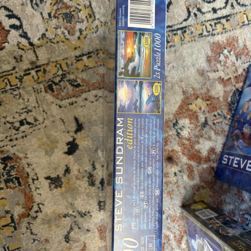 Double puzzle 2x1000 pieces new