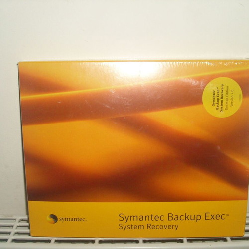 Symantec Backup Exec System Recovery Desktop Version 7 new