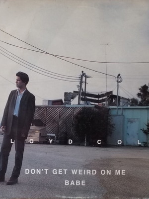 Lloyd Cole Don't Get Weird On Me Babe vinyl album used, rock