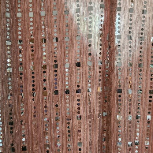 Sequin one-piece jumpsuit like new, beige and pink