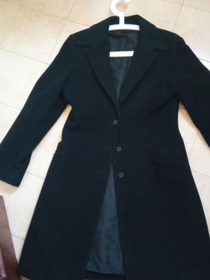 Zara medium coat like new, black, size M