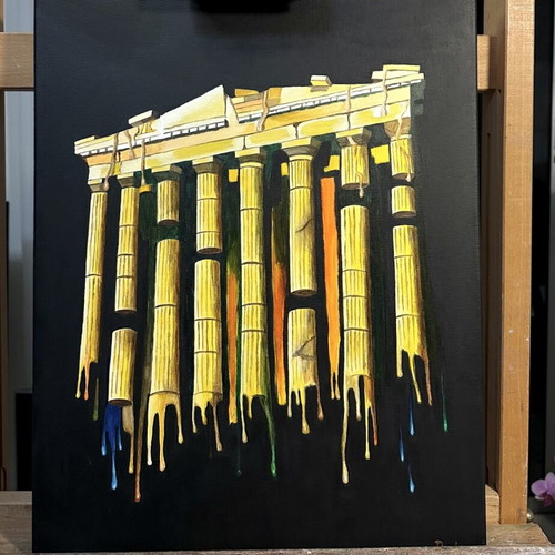 Acrylic painting new 40x50 cm