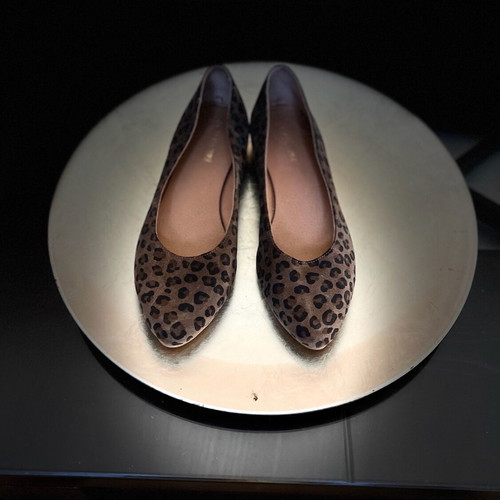 Evangelia Drosi leather ballerinas like new, brown, size 39