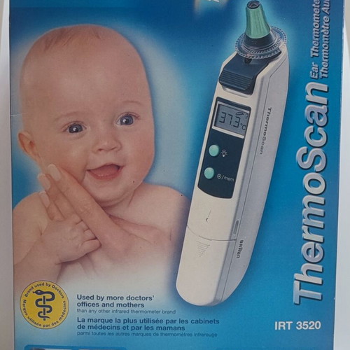 Braun Thermoscan thermometer new with 20 extra accessories