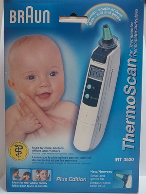 Braun Thermoscan thermometer new with 20 extra accessories