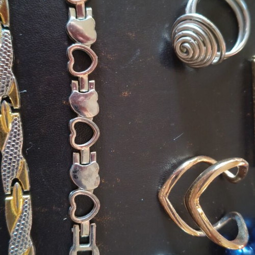 Fo Bijou set like new, 16 pieces including bracelets, necklaces, rings