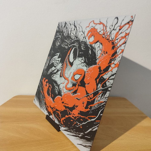 Venom VS Carnage Hueforge 3D printed embossed new