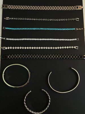 Silver and black unisex jewelry new
