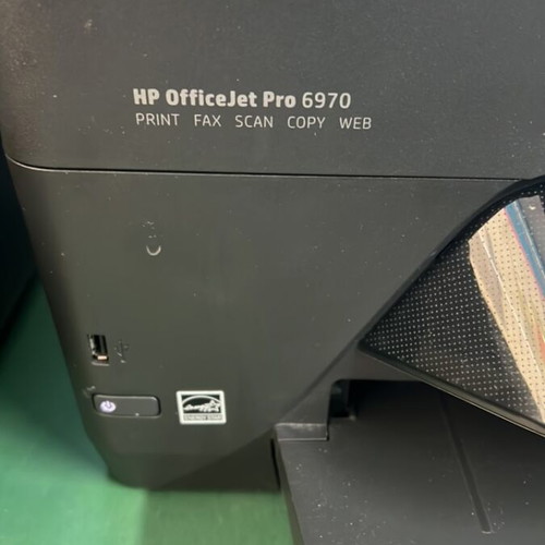 Hp Officejet Pro 6970 εκτυπωτής μεταχειρισμένος, μόνο μαύρο, WiFi, αυτόματη διπλή όψη