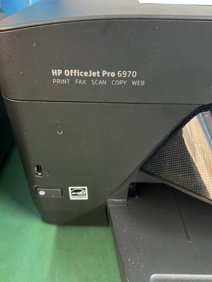 Hp Officejet Pro 6970 εκτυπωτής μεταχειρισμένος, μόνο μαύρο, WiFi, αυτόματη διπλή όψη