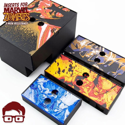 Zombicide Marvel X-Men Resistance Board Game Organizer new