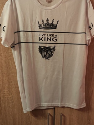 Men's short sleeve t-shirt new, white, size XL