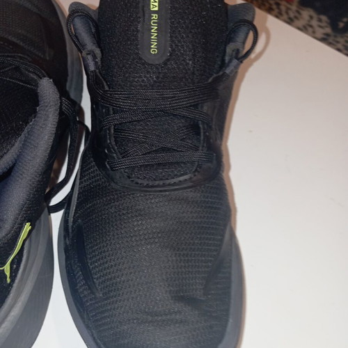 Puma Running Shoes Size 46 Like New, Black