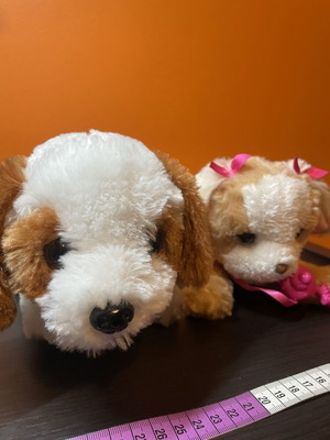 FurReal Friends Li'l Big Paws Tug 'n Love Bouncy Pet like new interactive plush dog