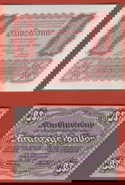 Austria  1922, UNC-πακέτο