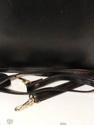 Leather briefcase new, black