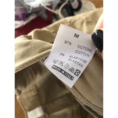 Souvenir cotton khaki crop pants size M used