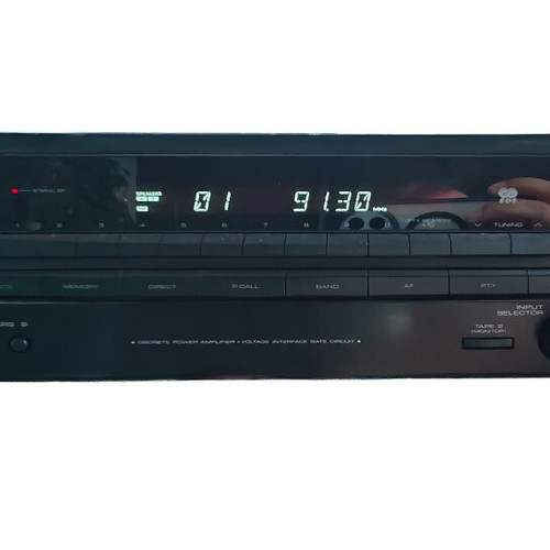 Kenwood A-4060 stereo amplifier used, Series 21 with motorized panel