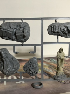 Warhammer Lord of the Rings ruins scenery terrain used