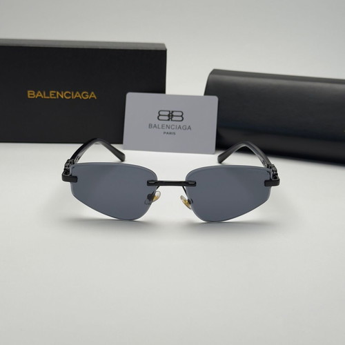 Balenciaga Rimless BB Edition Black Cat Eye Women's Sunglasses new