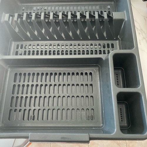 Dish rack and glass holder like new