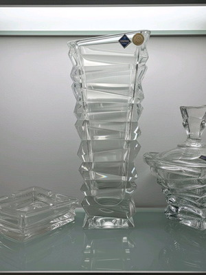 Bohemia Crystal συλλεκτικό σετ 3 τεμαχίων σαν καινούργιο