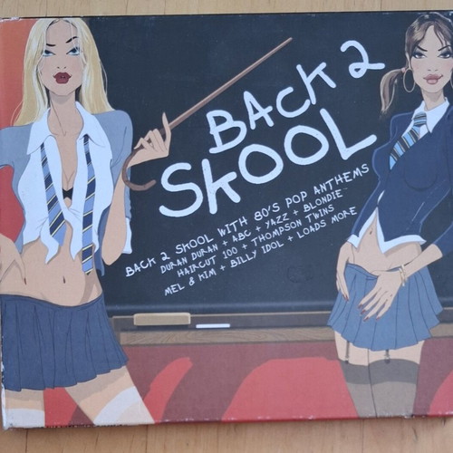 Back 2 Skool 2x CD compilation like new, 80's pop anthems