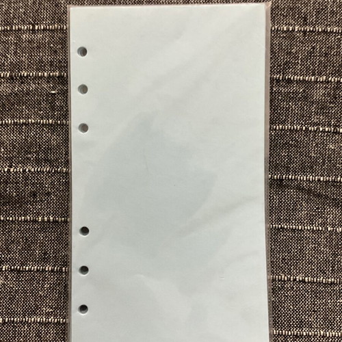 Personal refill paper 9.5 x 17 cm, blue, 2 packs