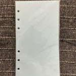 Personal refill paper 9.5 x 17 cm, blue, 2 packs