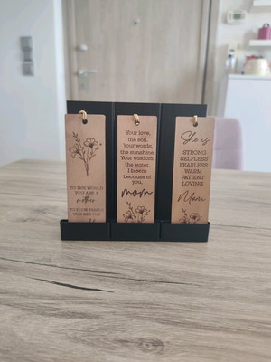Wood Tales Σετ Ξύλινοι Σελιδοδείκτες για τη Μαμά