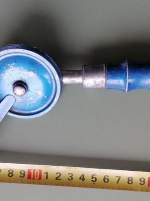 Vintage hand drill used, Japanese made 1960s