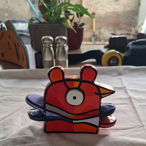 Strange Bird sculpture by Jacqueline Schäfer like new, limited edition 245/250