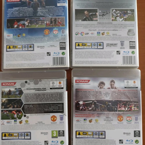 Ps3 Games pack PES 2008-2011 like new