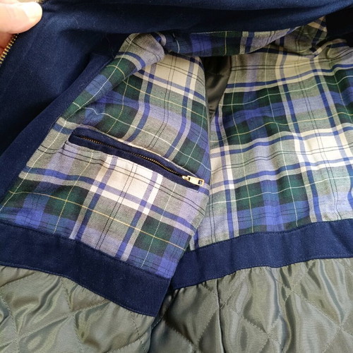 Marson's Vintage Style Men's Coat Size XXL Blue Like New