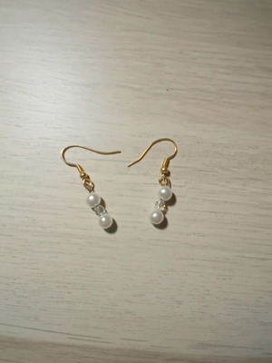 Parfois earrings new, white