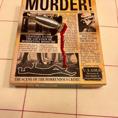 Murder Amiga game like new, boxed