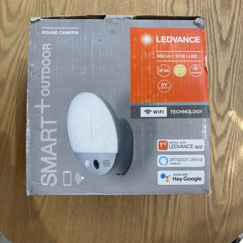 LEDVANCE SMART+ outdoor wall light with camera and speaker