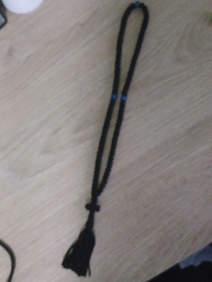 Prayer rope like new with 100 beads and 2 blue beads