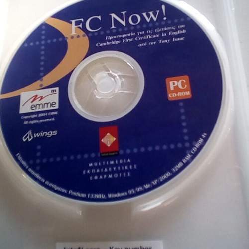 FC Now! Cambridge First Certificate in English exam preparation PC CD-ROM like new