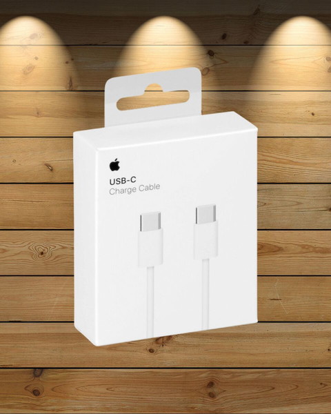 Apple Braided USB 2.0 Cable USB-C male – USB-C Λευκό 1m (MQKJ3ZM/A)