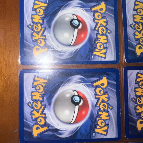 Pokemon TCG vintage cards used, set of 6